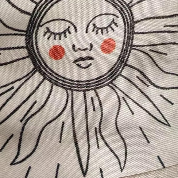 Solairè Runway Sexy Strapless Print Midi Dress, Boho Resortwear Luxury Gown - Picture 12 of 14